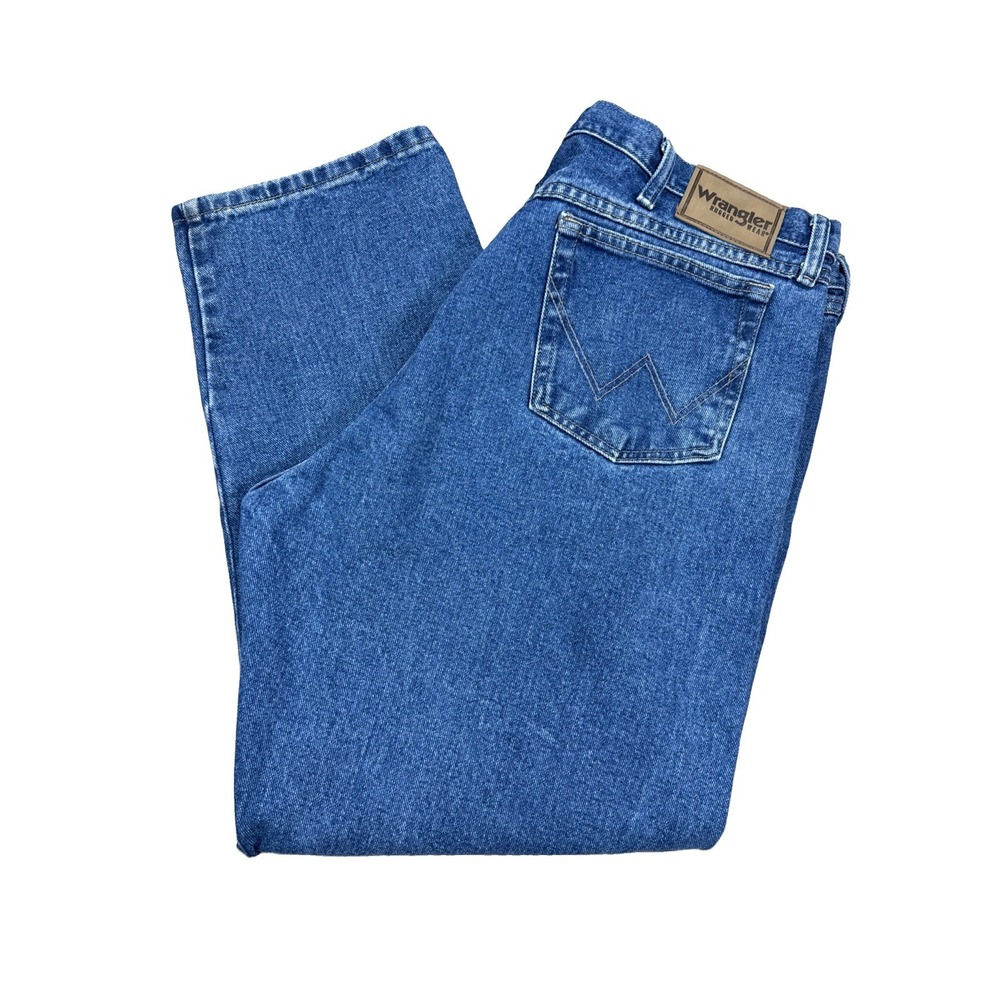 Wrangler Rugged Wear Jeans Men's 40X29 Blue Denim Medium Wash